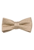 Strikje in beige gestructureerd