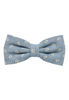 Strikje in blauw met patroon