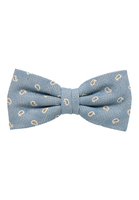 Strikje in blauw met patroon
