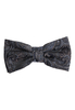 Strikje in donkerblauw met patroon