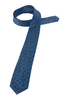 Stropdas in blauw met patroon