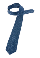 Stropdas in blauw met patroon
