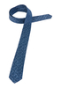 Stropdas in blauw met patroon