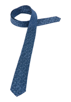 Stropdas in blauw met patroon