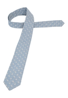 Stropdas in blauw met patroon