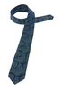 Stropdas in blauw/groen met patroon
