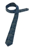 Stropdas in blauw/groen met patroon