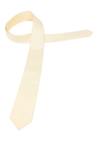 Stropdas in crème gestructureerd
