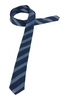 Stropdas in donkerblauw gestreept