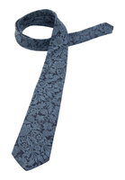 Stropdas in donkerblauw met patroon