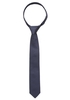 Stropdas in navy gestructureerd