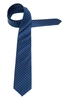 Stropdas in navy gevlekt