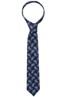 Stropdas in navy met patroon