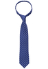 Stropdas in navy/blauw met patroon