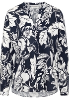 Tuniek in navy gedrukt