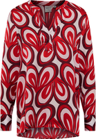 Tuniek in rood gedrukt