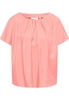 Viscose Shirt Blouse in koraal vlakte