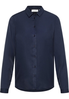 Viscose Shirt Blouse in navy vlakte