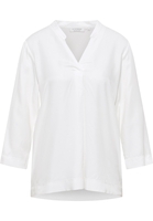 Viscose Shirt Blouse in off-white vlakte