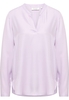 Viscose Shirt Blouse in orchidee vlakte