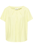 Viscose Shirt Blouse in vanille vlakte