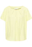 Viscose Shirt Blouse in vanille vlakte