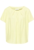 Viscose Shirt Blouse in vanille vlakte