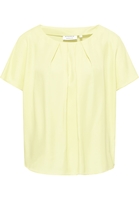 Viscose Shirt Blouse in vanille vlakte