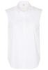 ZONDER MOUW BLOUSE 1863 BY ETERNA - PREMIUM STRETCH WIT UNI