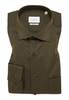 COMFORT FIT Cover Shirt in jade unifarben