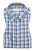 COMFORT FIT Hemd in aqua kariert