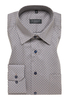 COMFORT FIT Hemd in beige bedruckt