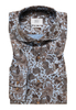 COMFORT FIT Hemd in blau bedruckt