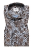 COMFORT FIT Hemd in blau bedruckt