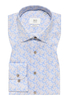 COMFORT FIT Hemd in blau bedruckt