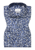COMFORT FIT Hemd in blau bedruckt