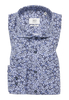 COMFORT FIT Hemd in blau bedruckt