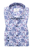 COMFORT FIT Hemd in blau bedruckt