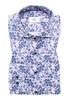 COMFORT FIT Hemd in blau bedruckt