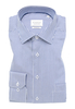 COMFORT FIT Hemd in blau gestreift
