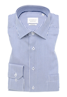 COMFORT FIT Hemd in blau gestreift