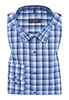 COMFORT FIT Hemd in blau kariert