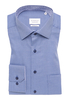 COMFORT FIT Hemd in blau strukturiert