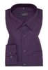 COMFORT FIT Hemd in bordeaux strukturiert