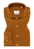 COMFORT FIT Hemd in camel unifarben