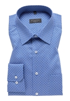 COMFORT FIT Hemd in hellblau bedruckt