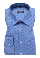 COMFORT FIT Hemd in hellblau bedruckt