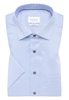 COMFORT FIT Hemd in hellblau bedruckt