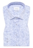 COMFORT FIT Hemd in hellblau bedruckt