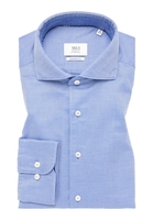 COMFORT FIT Hemd in himmelblau strukturiert